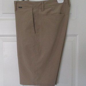 Hurley Mens Camel Tan Hybrid Swim Board Short Pant NWOT - Size 32W*